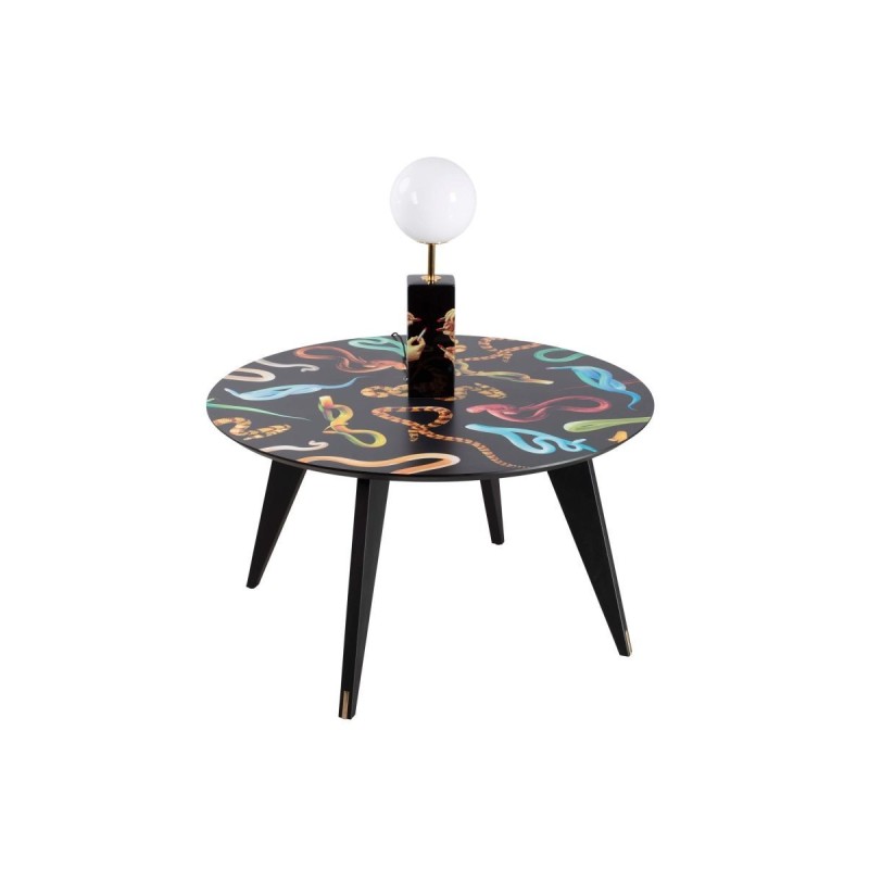 SELETTI Toiletpaper Eettafel rond - Slangen