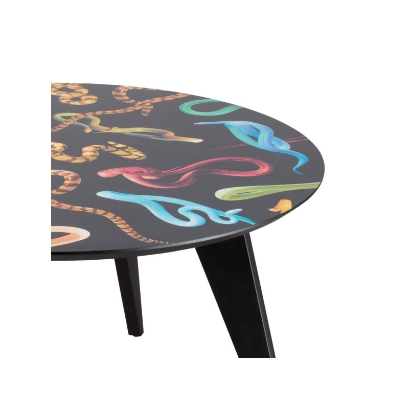 SELETTI Toiletpaper Eettafel rond - Slangen