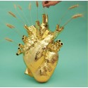 SELETTI Porseleinen Vaas "Love In Bloom" - Goud - Groot