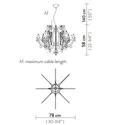 SLAMP Ginetta Pendant Lamp