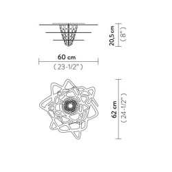 SLAMP Aurora Ceiling lamp mini