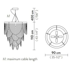 SLAMP Ceremony Pendant Lamp large