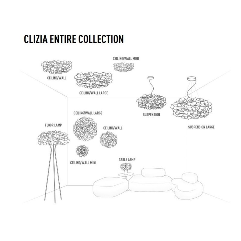 SLAMP Clizia Hanglamp large