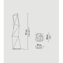 SLAMP Diamond Floor lamp large