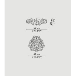 SLAMP Drusa Ceiling lamp / Wall Lamp