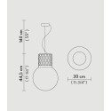 SLAMP Atmosfera Hanglamp