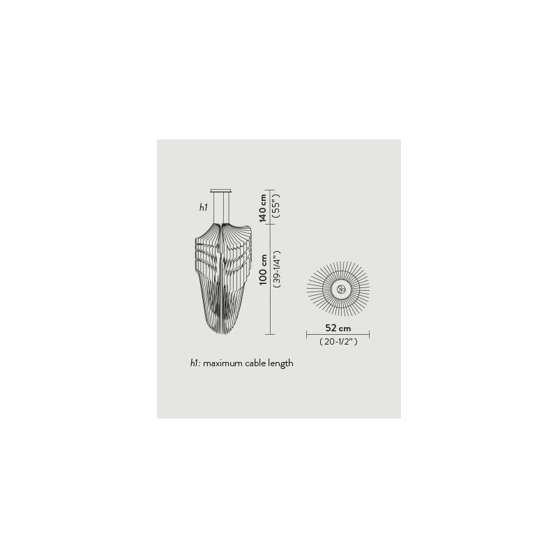 SLAMP Avia Hanglamp m