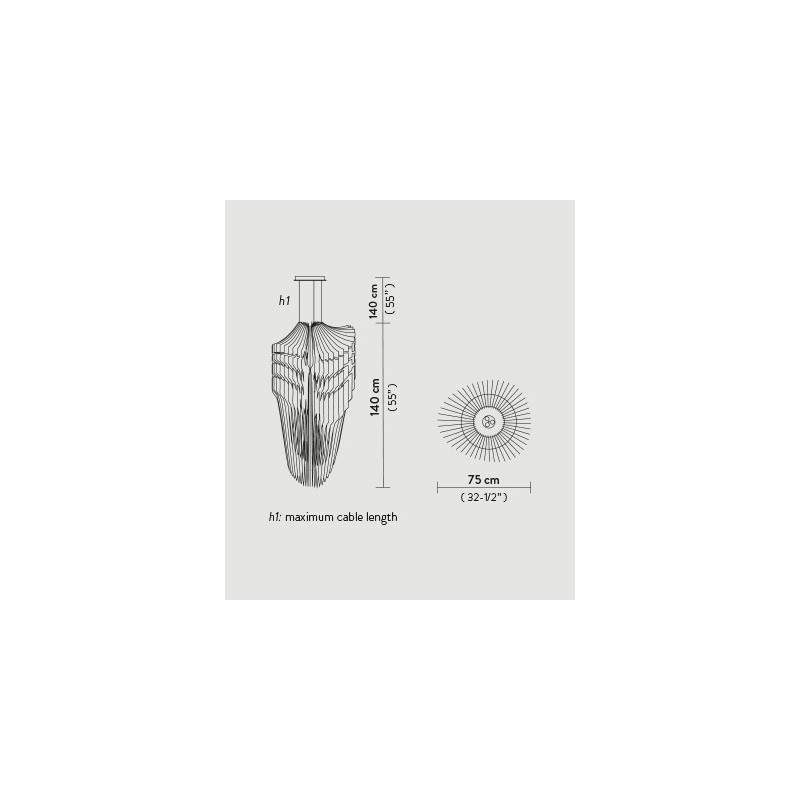 SLAMP Avia Hanglamp xl