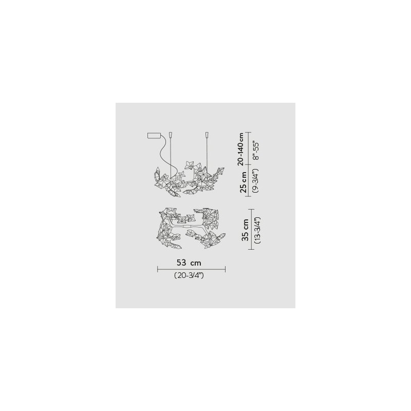 SLAMP Hanami Hanglamp small