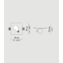 SLAMP Idea recessed Wandlamp
