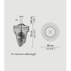 Slamp Aria Small suspension lamp