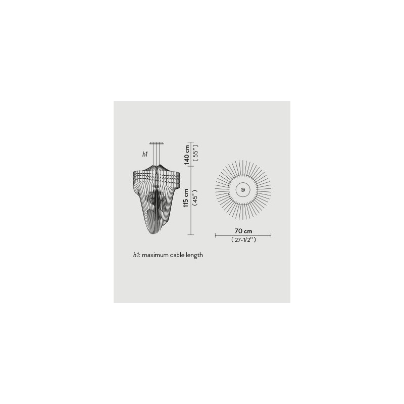 Slamp ARIA Large hanglamp