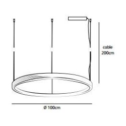 Jacco Maris Brass-O ø 100cm suspension lamp