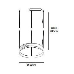 Jacco Maris Brass-O ø 50cm suspension lamp