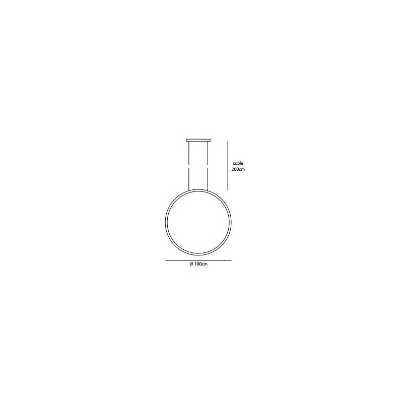 Jacco Maris Brass-O Verticaal ø 100cm hanglamp