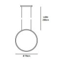 Jacco Maris Brass-O ø 70cm hanglamp
