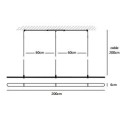 Jacco Maris Coco 200cm hanglamp