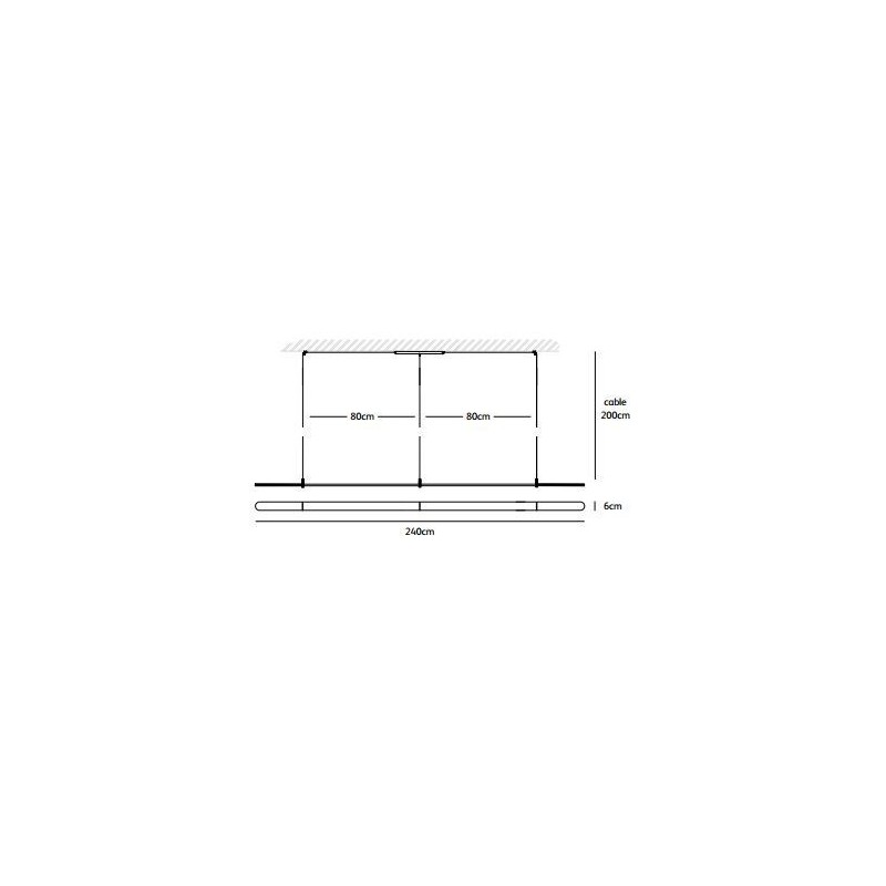 Jacco Maris Coco 240cm hanglamp