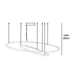 Jacco Maris framed circle ø 50cm suspension lamp
