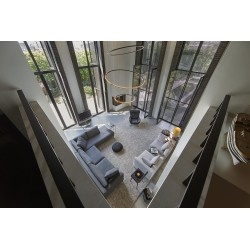Jacco Maris framed circle ø 50cm suspension lamp