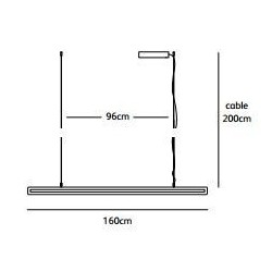 Jacco Maris Framed ø 160cm suspension lamp