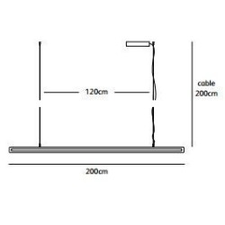 Jacco Maris Framed ø 200cm suspension lamp