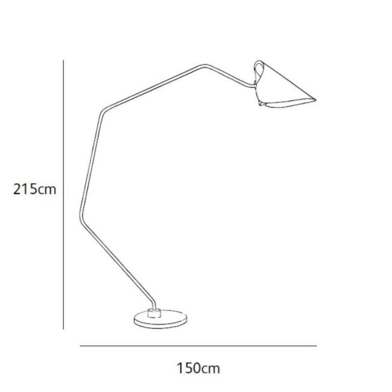 Jacco Maris mrs.Q vloerlamp
