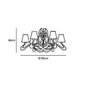Jacco Maris ode 1647 9 light ø 85cm plafondlamp