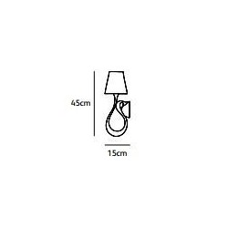 Jacco Maris ode 1647 1 light ø 85cm wall lamp