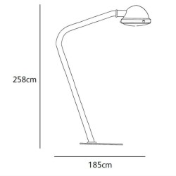 Jacco Maris outsider 258cm floor lamp