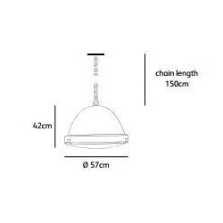 Jacco Maris outsider ø 57cm suspension lamp
