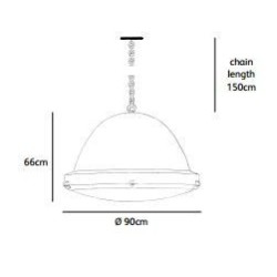 Jacco Maris outsider XL ø 90cm suspension lamp