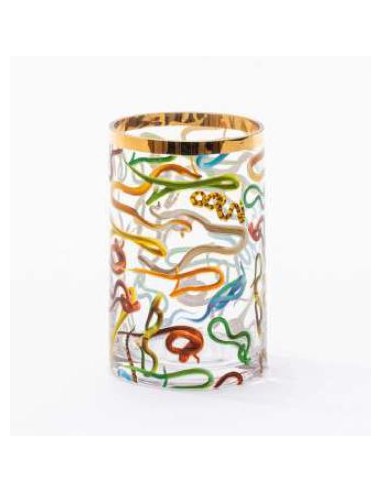 Seletti Toiletpaper Snakes small Cylindrische vaas