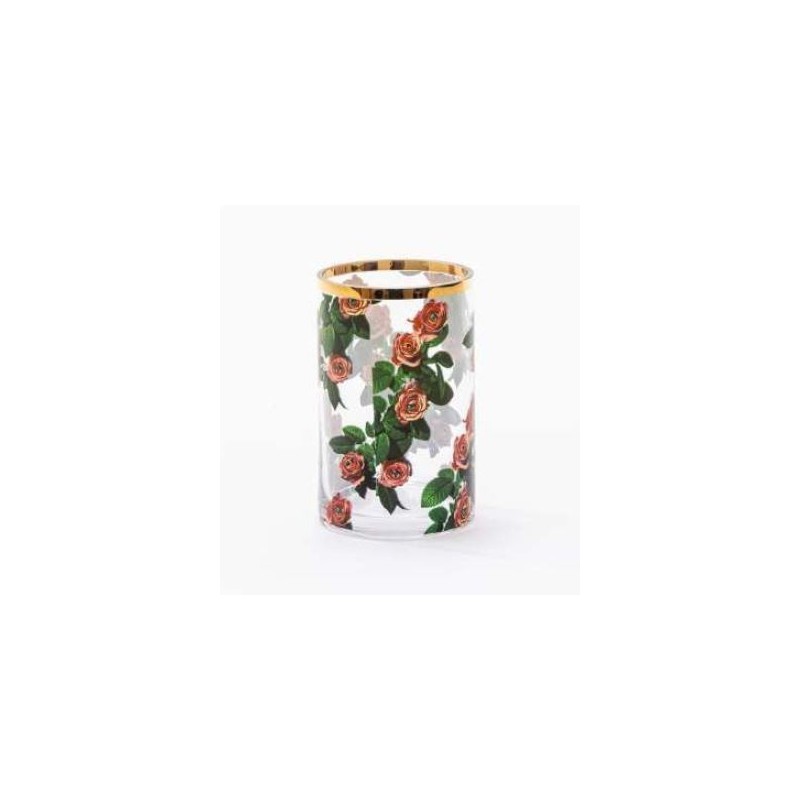 Seletti Toiletpaper Roses small Cylindrische vaas