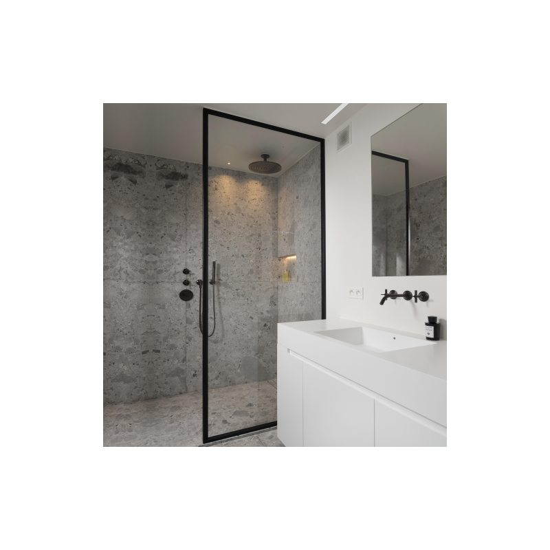 Brick In The Wall 200Cent Round Trim Excl. Driver Fix Ip54 Bathroom inbouwspot