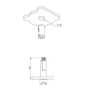Brick In The Wall 200Cent Round Maxitrim Excl. Driver Fix Ip54 Bathroom inbouwspot
