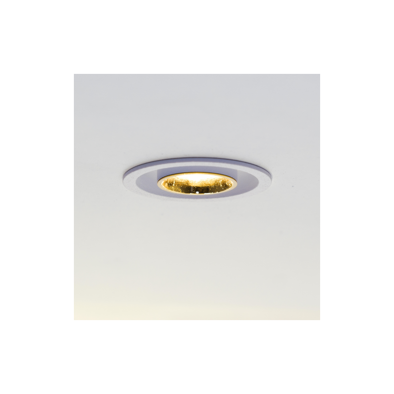 Brick In The Wall 200Cent Round Low Trim Excl. Driver Fix Ip54 Bathroom inbouwspot