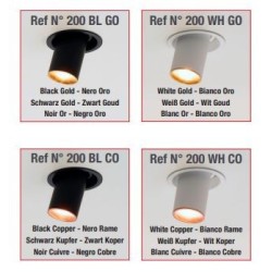 Brick In The Wall 200Cent Round Semi Adj Trim Excl. Driver recessed spot