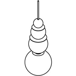 PSM Lighting Colette 2404.16 PSM Lighting Colette 2404.16.TXM Suspension lamp