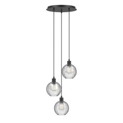 PSM Lighting Noella 4577.U.E27.SH.TR.1M Hanglamp