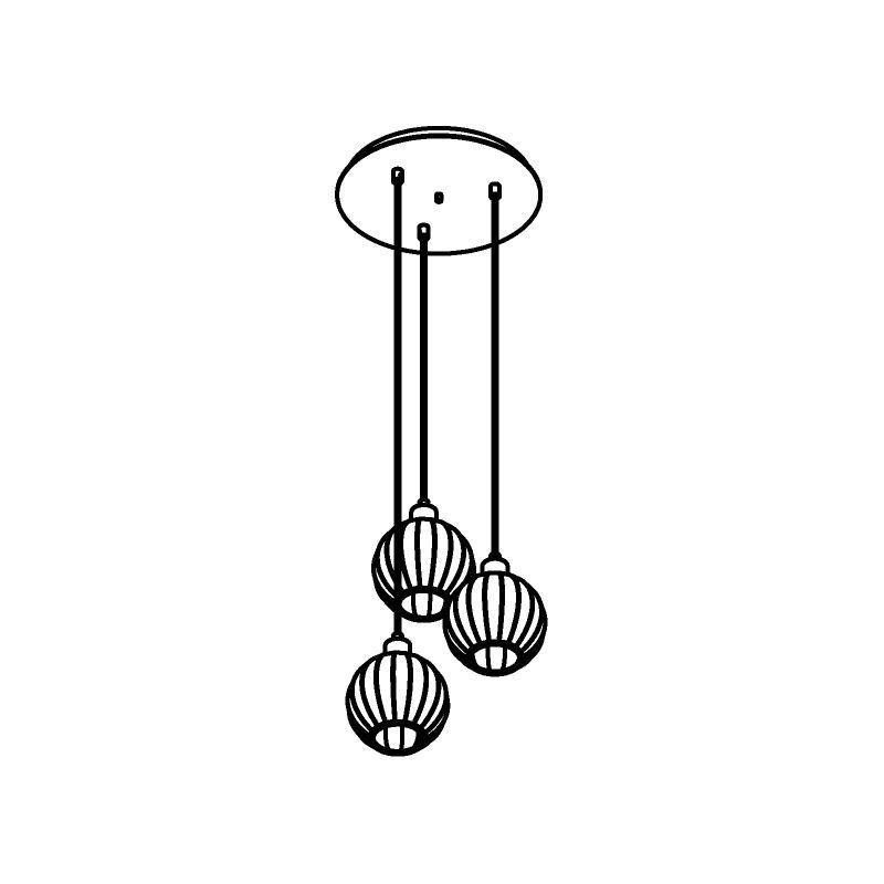 PSM Lighting Noella 4577.U.E27.SH.TR.1M Hanglamp