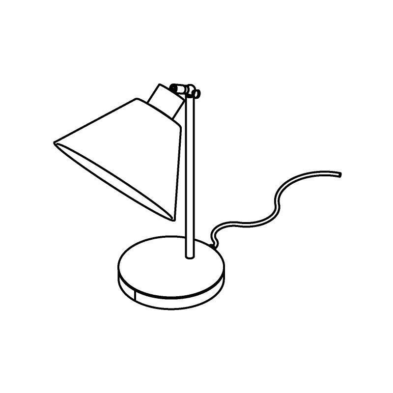 PSM Lighting Iconic 4602.J.E27.SH Tafellamp