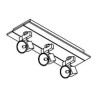 PSM Lighting Cubic 983 Ceiling Lamp
