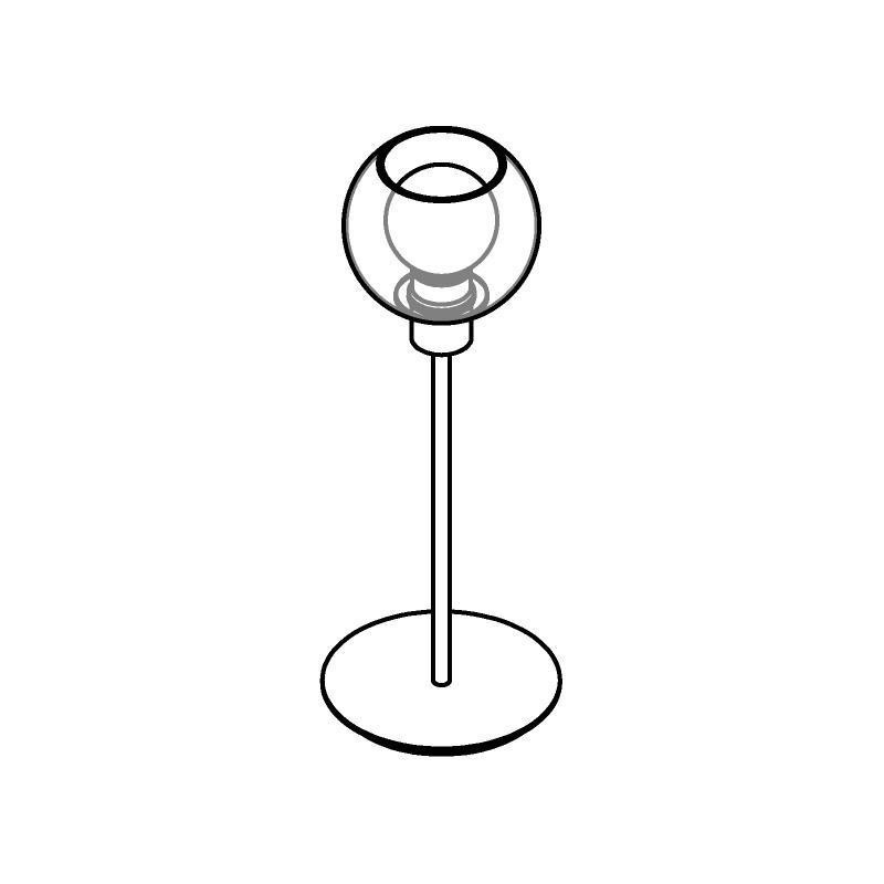 PSM Lighting Moby Sh 1619.Sh.A.300 Tafellamp