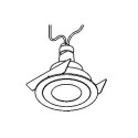 PSM Lighting Ø65 Sira35Ch Inbouwspot