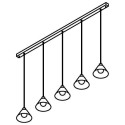 PSM Lighting Iconic 4605.J.E27.SH.BZ.53 Hanglamp