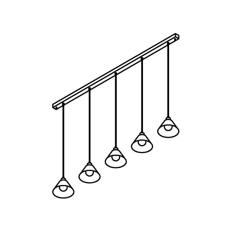 PSM Lighting Iconic 4605.J.E27.SH.BZ.53 Hanglamp