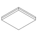 PSM Lighting Monet Sq 640.400.Led Plafondlamp