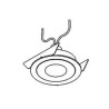 PSM Lighting Ø65 System Pico20Out Recessed Spot