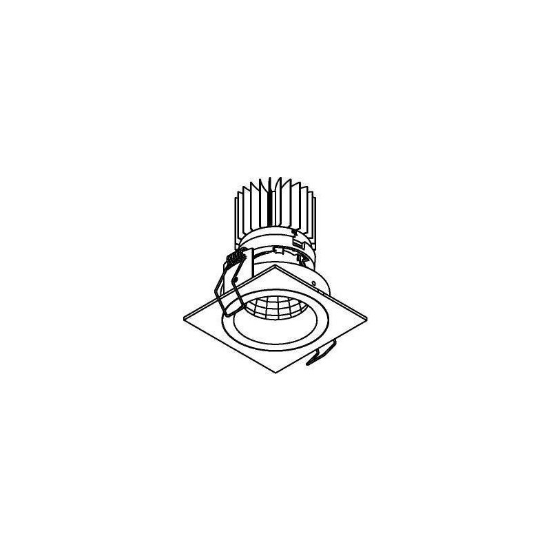 PSM Lighting Ø70 Luxor Xtm.1300.10029.S1 Inbouwspot